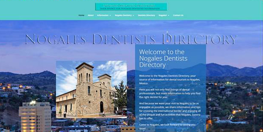 Nogales Dentists Directory website designed and managed by iSynergies
