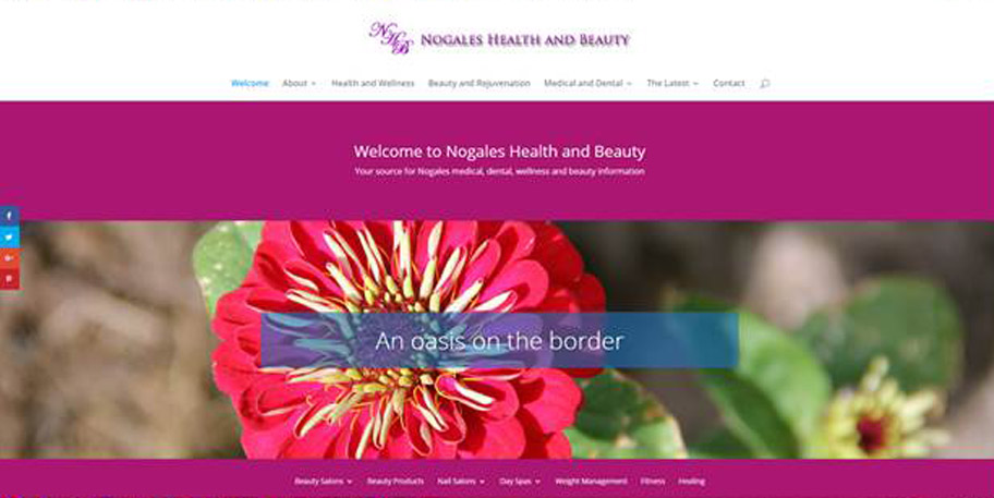 Nogales Health and Beauty website designed and managed by iSynergies